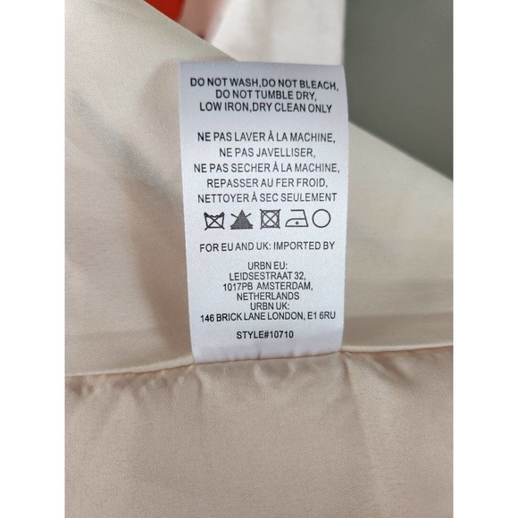 NWT Anthropologie Hutch One-Shoulder Floral Peplum Dress size 12 - Picture 10 of 11